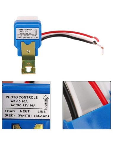Sensor Fotocélula Automático Comidox CP391 220V 10A IPX4
