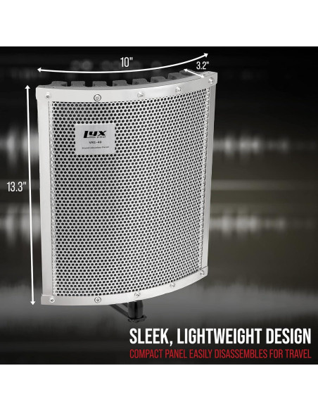 Escudo Aislante Acústico LyxPro VRI-40 33.8x25.4cm 1.02kg