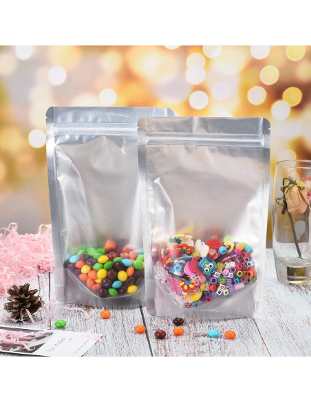 Bolsas Mylar Resellables LZLPACKING 100 Piezas 15x23 cm Bolsas Mylar Resellables LZLPACKING 100 Piezas 15x23 cm