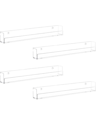 Estante de Esmalte de Uñas Cerpourt 4 Niveles Acrílico Transparente