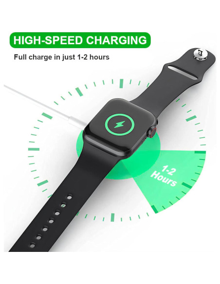 Cable de Cargador Magnético para Apple Watch 1M - Carga Rápida