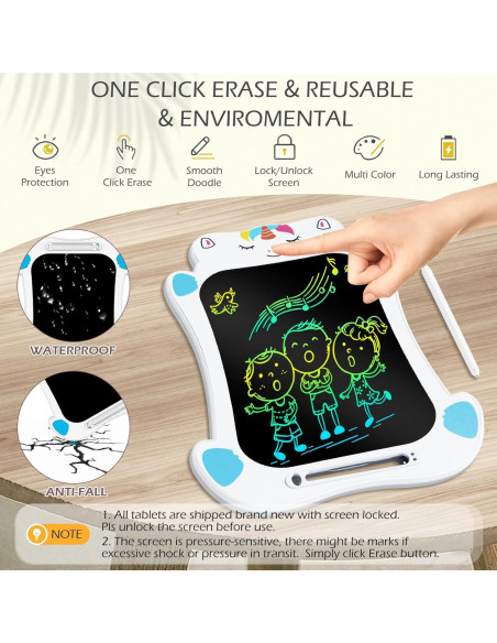 Tableta de Escritura LCD Jasonwell 2 Piezas Niños 3-8 Años