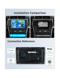 Estéreo de Coche Rimoody 10.1" Android 2G+64G para Toyota Camry 2015-2017 2
