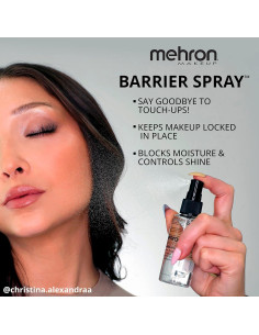 Spray Fijador de Maquillaje Mehron 29 ml - Barrera Profesional 2