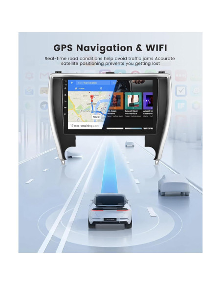 Estéreo de Coche Rimoody 10.1" Android 2G+64G para Toyota Camry 2015-2017