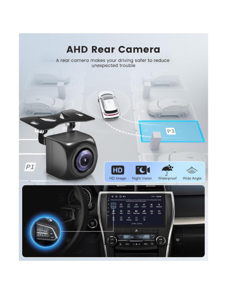 Estéreo de Coche Rimoody 10.1" Android 2G+64G para Toyota Camry 2015-2017