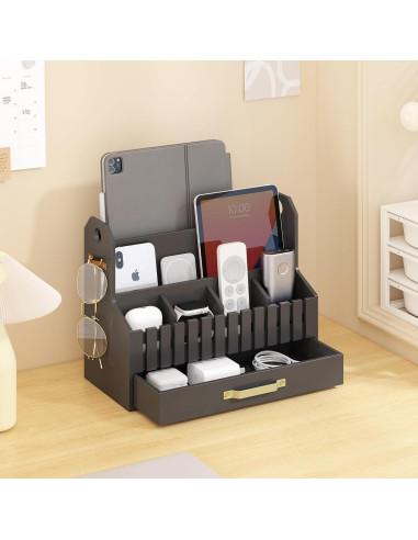 Organizador de Correo de Bambú Wisuce Essentials Negro 1 Cuenta