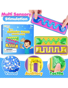 Juguetes Sensoriales Antiestrés Lesong - Paquete de 3 2