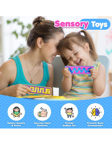 Juguetes Sensoriales Antiestrés Lesong - Paquete de 3