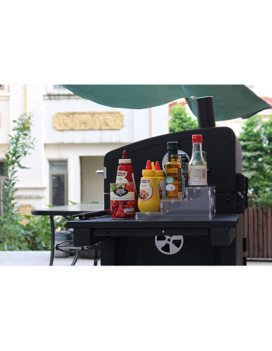 Estante de Especias Evron Acrílico Transparente 3 Niveles 26.67 cm