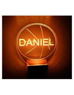 Luz Nocturna LED Enchufable Multicolor 12.7 cm Mirror Mania