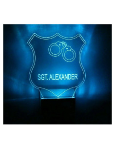 Luz Nocturna LED Enchufable Mirror Mania 12.7 cm Multicolor