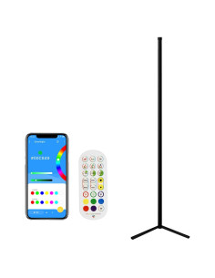 Lámpara de Suelo LED IODOO RGB con Control APP y Remoto