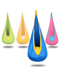 Silla Colgante Pod para Niños Funny Game 150x70 cm Azul