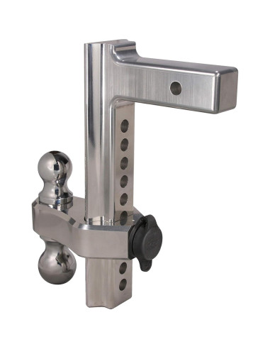 Enganche Ajustable Trimax TRZ12AL 30.48 cm Aluminio Doble Bola