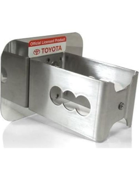 Cubierta de Enganche de Remolque Toyota 3D Logo Negro Cromo