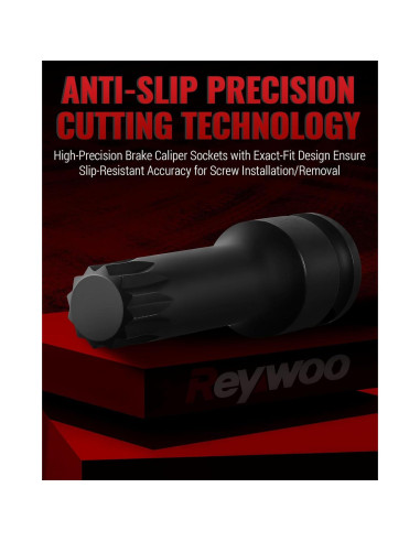 Juego de 16 Piezas de Enchufe de Caliper de Freno Reywoo