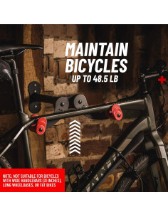 Soporte de Pared para Bicicleta Pro-Bike Tool - Juego de 2 2