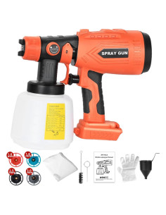 Pulverizador de pintura inalámbrico Black+Decker 20V 200W 1000ml
