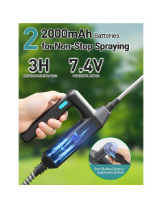 Pulverizador a Batería 2 Galones SideKing 7.4V Jardín 2