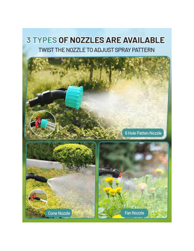 Pulverizador a Batería 2 Galones SideKing 7.4V Jardín