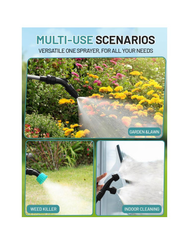 Pulverizador a Batería 2 Galones SideKing 7.4V Jardín