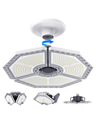 KERNOWO Luz de Garaje LED 140W 18500 Lúmenes 6000K E26