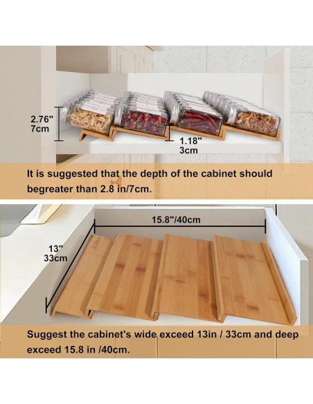 Organizador de Cajón de Especias KitHero con 24 Tarros y 216 Etiquetas