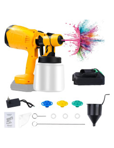 Pulverizador de Pintura Inalámbrico Jadeshay 1000ml 200W