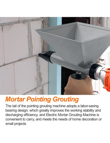 Bomba de Grout Eléctrica XINHNMUU 1.54 kg con 8 Boquillas