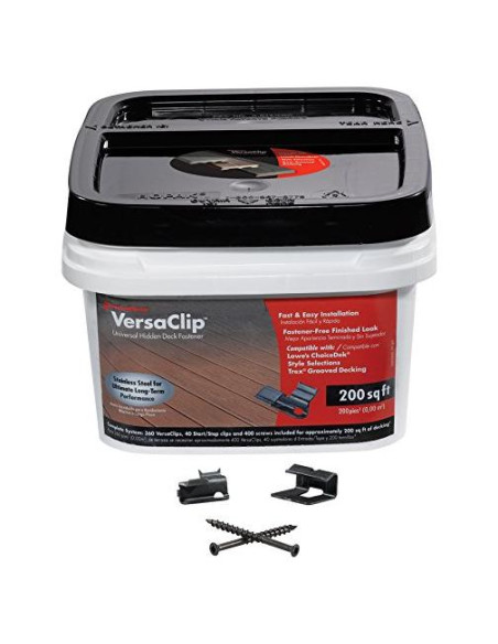 Sujetador de Cubierta Oculto FastenMaster VersaClip