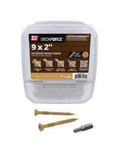 Tornillos de Madera Grip-Rite 9 x 5 cm Beige Caja 5lb