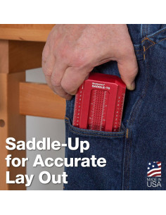 Escuadra Saddle Woodpeckers 6 Pulgadas Carpintería Precisión 2