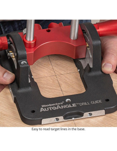Guía de Taladro Deluxe Woodpeckers AutoAngle 40