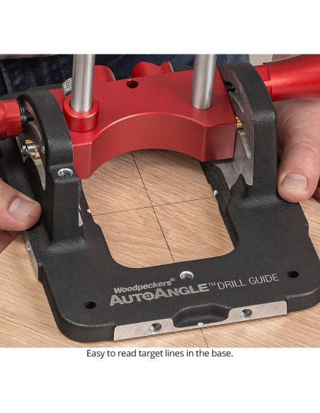 Guía de Taladro Deluxe Woodpeckers AutoAngle 40