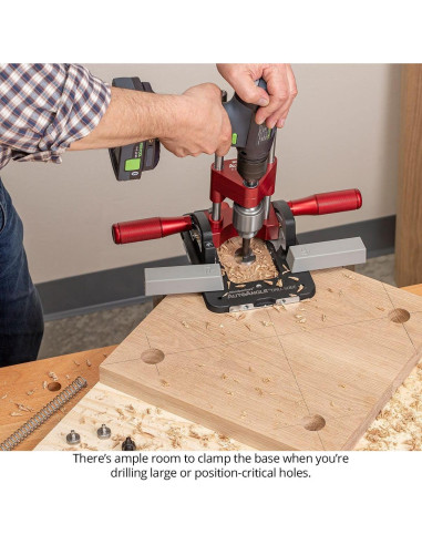 Guía de Taladro Deluxe Woodpeckers AutoAngle 40