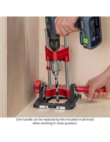 Guía de Taladro Deluxe Woodpeckers AutoAngle 40