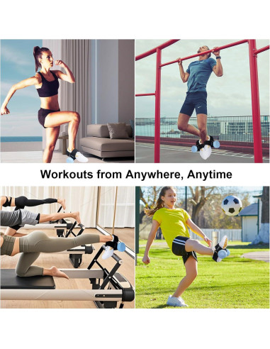 Correas de Tobillo Saubere para Mancuernas - 2 Pcs, Nylon