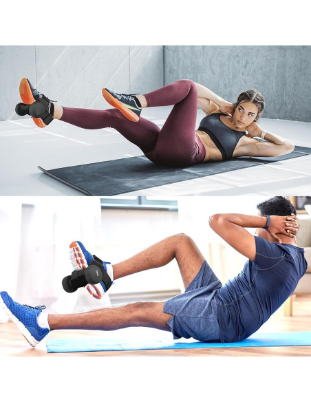 Accesorio de Pie para Mancuernas Fosegei Ajustable Negro