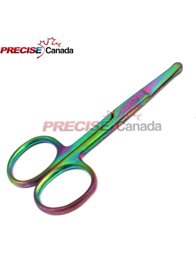 Juego de 10 Tijeras de Seguridad Rainbow Multi Titanio 8.89 cm