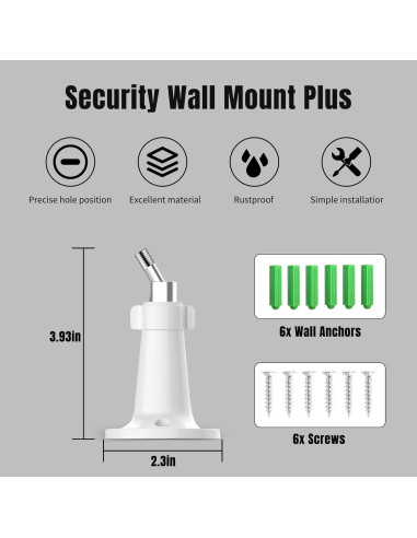 Soporte de Pared para Cámaras Arlo y Ring - Paquete de 3