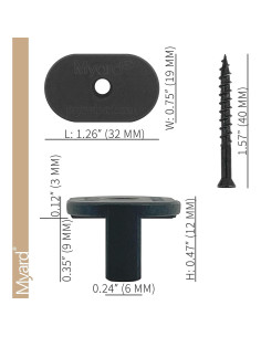 Clips de Sujetadores Ocultos Myard para Decking - Paquete de 100 2