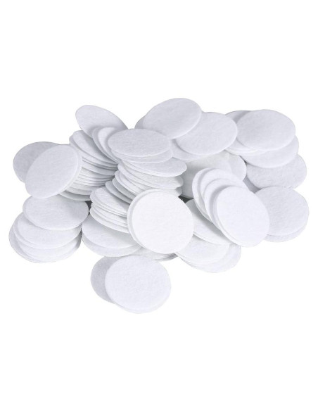 Filtros de Algodón 100pcs Walfront para Máquinas de Belleza 25mm