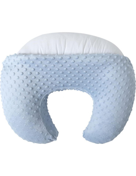 Funda de Almohada de Lactancia Blackleaf Baby Azul Estándar