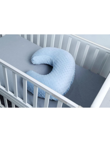 Funda de Almohada de Lactancia Blackleaf Baby Azul Estándar