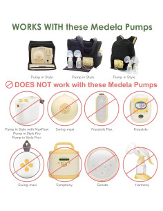 Partes de bomba Maymom para Medela Pump in Style 15mm 2