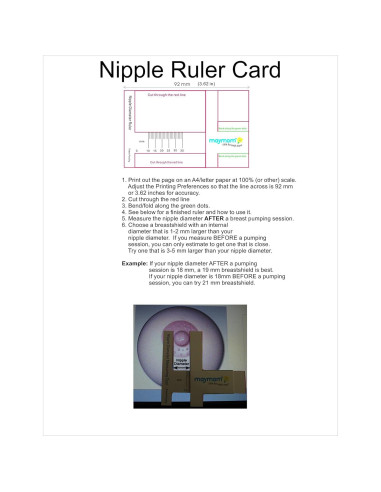 Partes de bomba Maymom para Medela Pump in Style 15mm