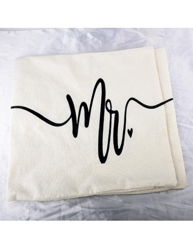 Juego de Fundas de Almohada Decorativas Tofwaol 18x18 cm Algodón