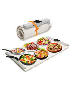 Alfombrilla Calentadora de Comida Paninluo 25x15" 5 Niveles
