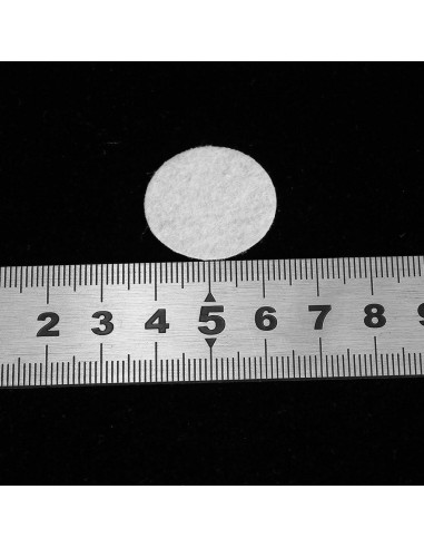 Filtros de Algodón 100pcs Walfront para Máquinas de Belleza 25mm